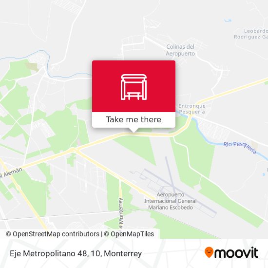 Eje Metropolitano 48, 10 map