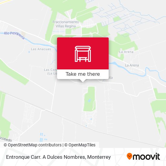 Mapa de Entronque Carr. A Dulces Nombres