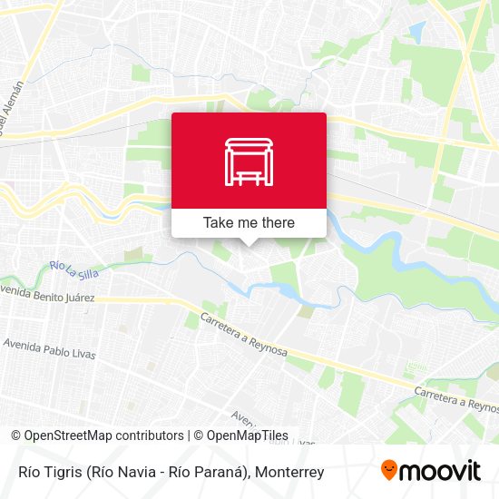 Mapa de Río Tigris (Río Navia - Río Paraná)
