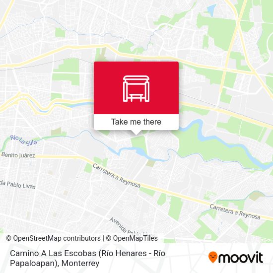 Mapa de Camino A Las Escobas (Río Henares - Río Papaloapan)