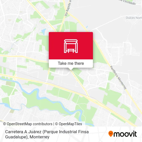 Carretera A Juárez (Parque Industrial Finsa Guadalupe) map