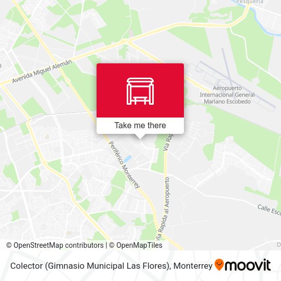 Colector (Gimnasio Municipal Las Flores) map