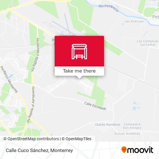 Mapa de Calle Cuco Sánchez