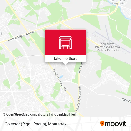 Mapa de Colector (Riga - Padua)