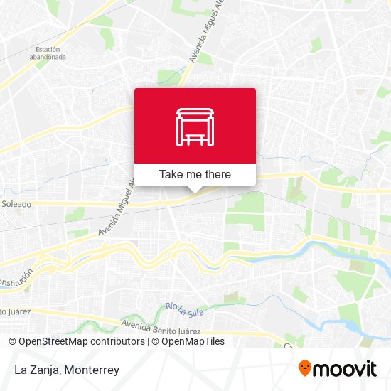 Mapa de La Zanja