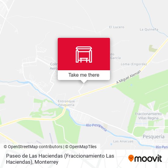 Paseo de Las Haciendas (Fraccionamiento Las Haciendas) map