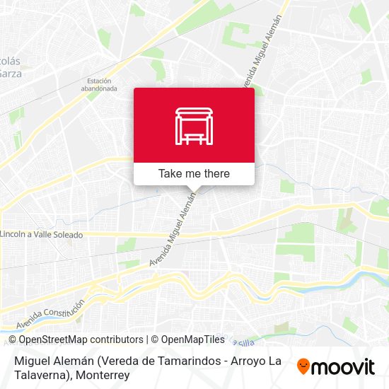 Miguel Alemán (Vereda de Tamarindos - Arroyo La Talaverna) map