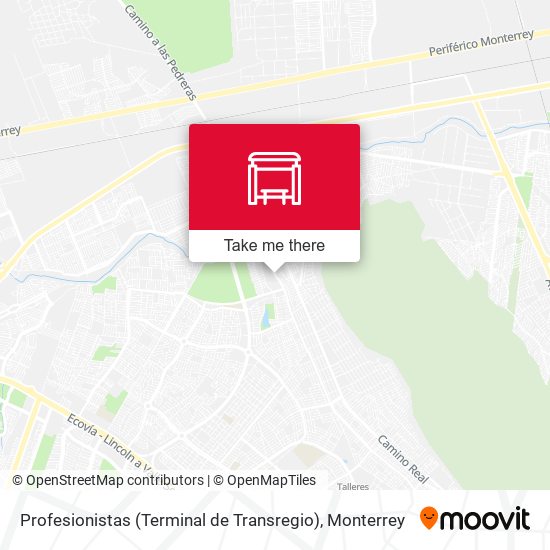 Mapa de Profesionistas (Terminal de Transregio)