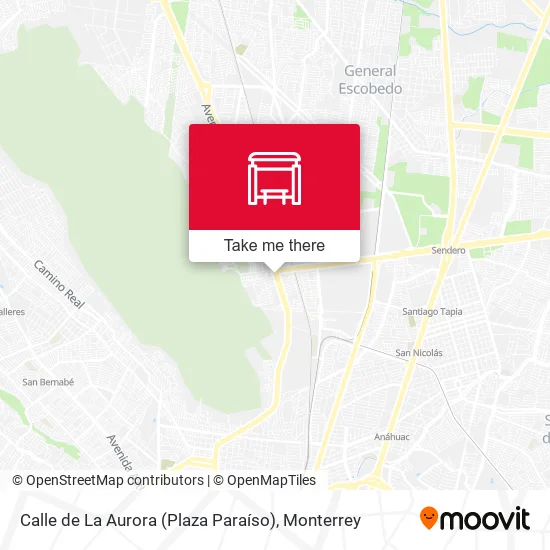 Mapa de Calle de La Aurora (Plaza Paraíso)