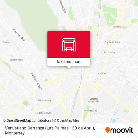 Venustiano Carranza (Las Palmas - 30 de Abril) map