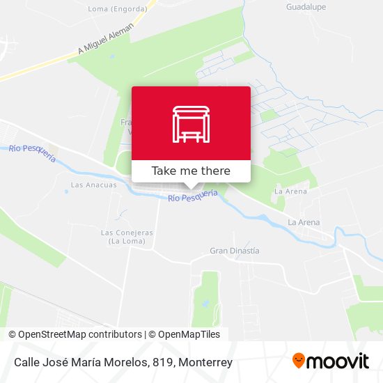 Calle José María Morelos, 819 map