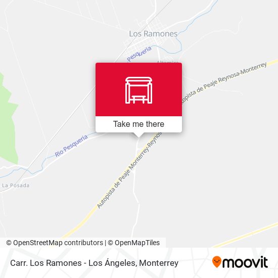 Carr. Los Ramones - Los Ángeles map