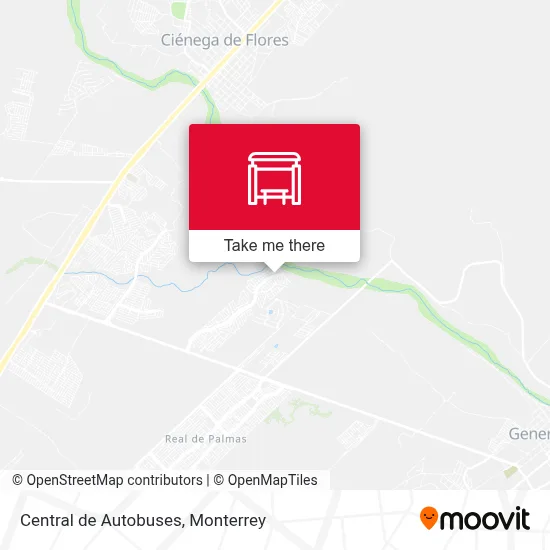 Central de Autobuses map