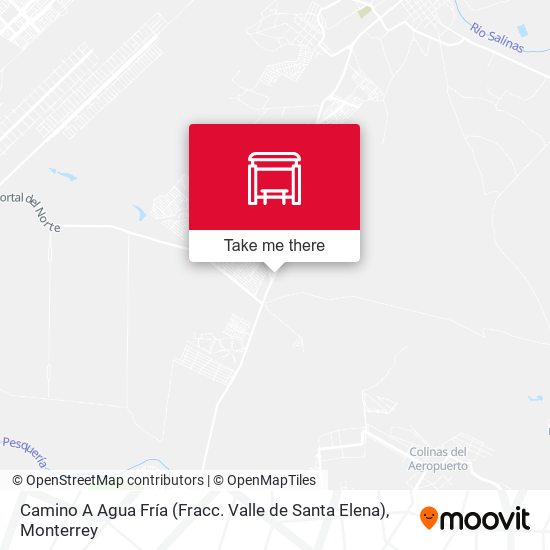 Mapa de Camino A Agua Fría (Fracc. Valle de Santa Elena)