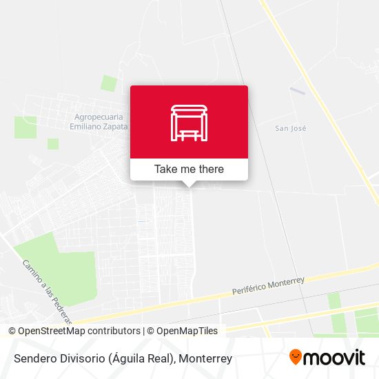 Mapa de Sendero Divisorio (Águila Real)