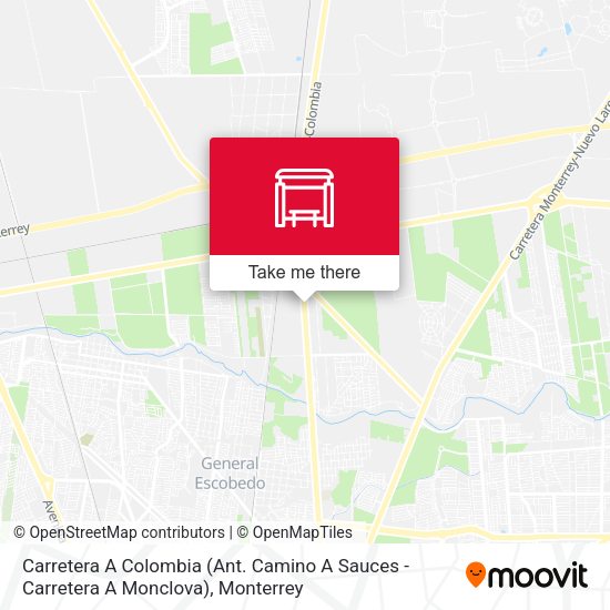 Carretera A Colombia (Ant. Camino A Sauces - Carretera A Monclova) map