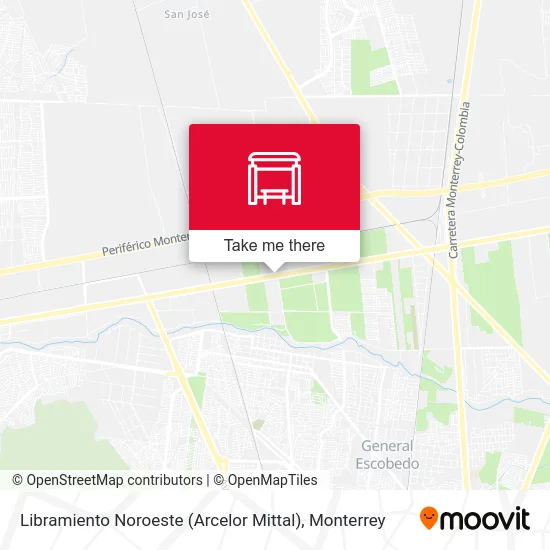 Libramiento Noroeste (Arcelor Mittal) map