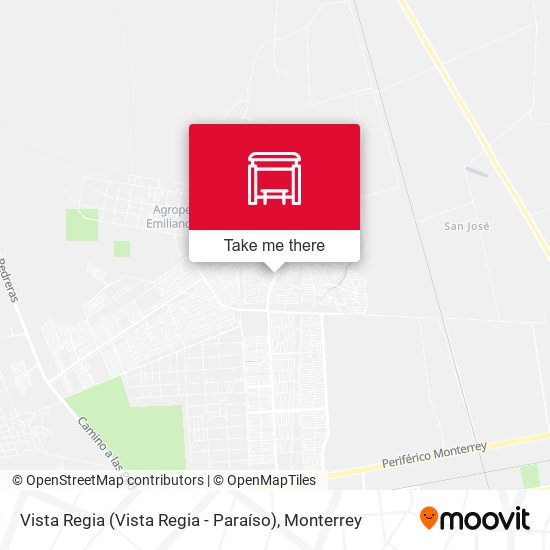 Mapa de Vista Regia (Vista Regia - Paraíso)