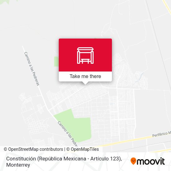 Constitución (República Mexicana - Artículo 123) map