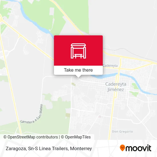 Zaragoza, Sn-S Linea Trailers map