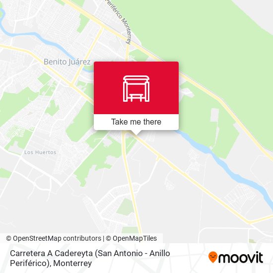 Carretera A Cadereyta (San Antonio - Anillo Periférico) map