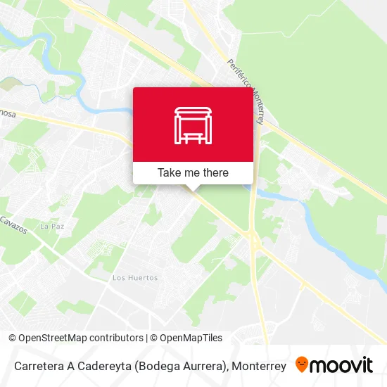 Carretera A Cadereyta (Bodega Aurrera) map