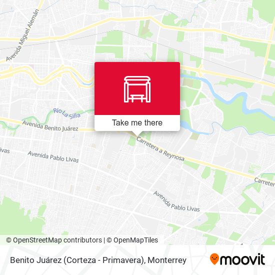 Mapa de Benito Juárez (Corteza - Primavera)