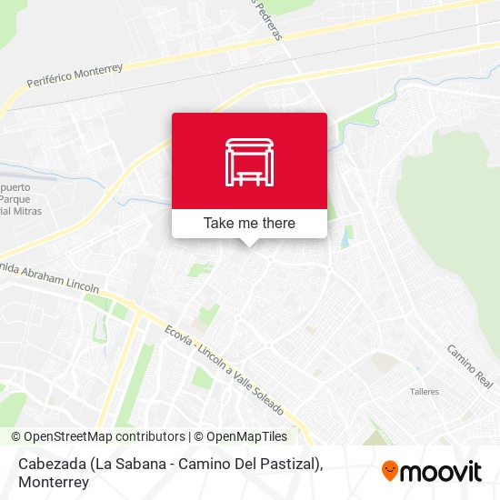Mapa de Cabezada (La Sabana - Camino Del Pastizal)