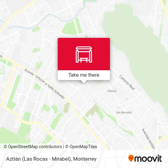 Aztlán (Las Rocas - Mirabel) map
