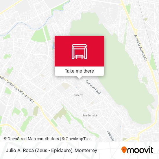 Julio A. Roca (Zeus - Epidauro) map