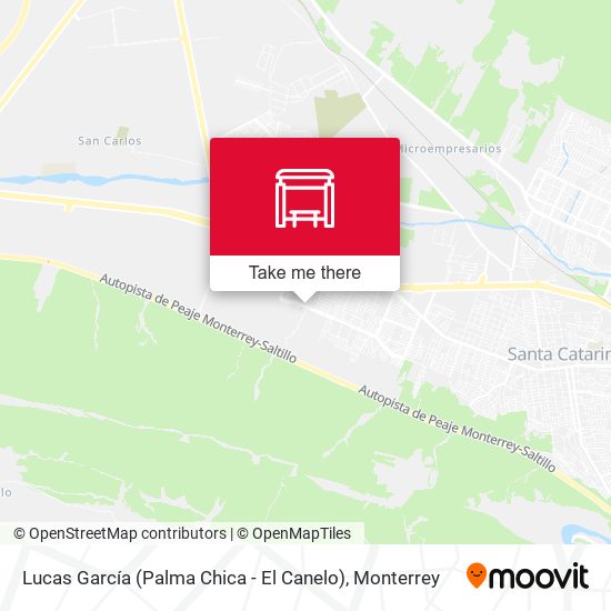 Lucas García (Palma Chica - El Canelo) map