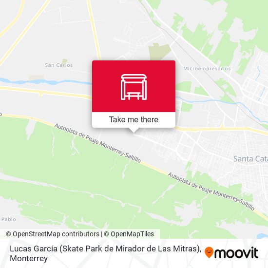 Lucas García (Skate Park de Mirador de Las Mitras) map