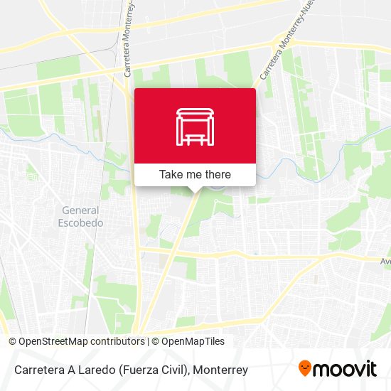 Mapa de Carretera A Laredo (Fuerza Civil)