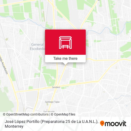 José López Portillo (Preparatoria 25 de La U.A.N.L.) map