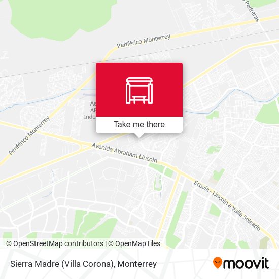 Sierra Madre (Villa Corona) map