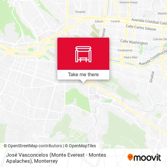 Mapa de José Vasconcelos (Monte Everest - Montes Apalaches)