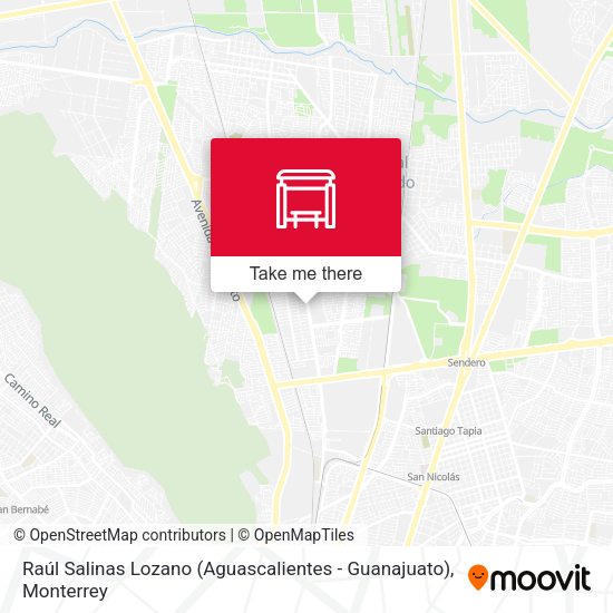 Raúl Salinas Lozano (Aguascalientes - Guanajuato) map