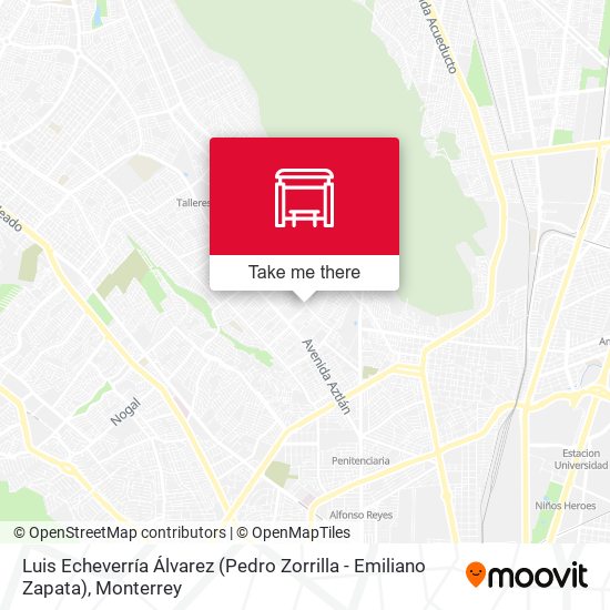 Luis Echeverría Álvarez (Pedro Zorrilla - Emiliano Zapata) map