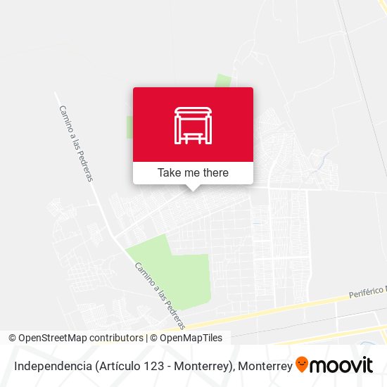 Independencia (Artículo 123 - Monterrey) map