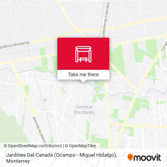 Jardines Del Canadá (Ocampo - Miguel Hidalgo) map