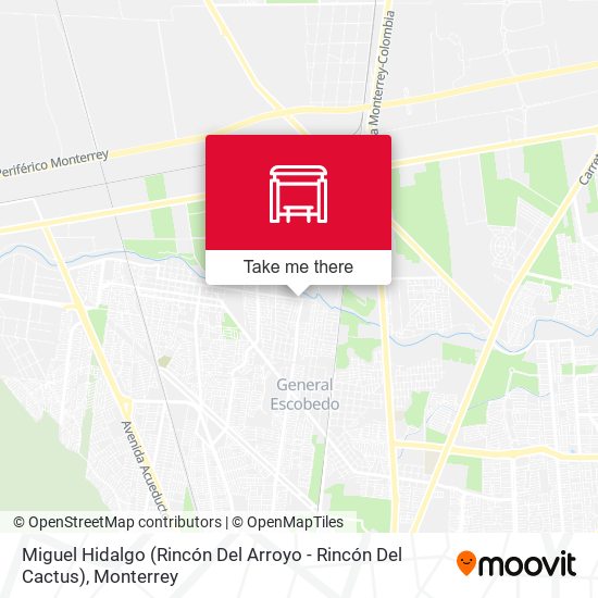 Mapa de Miguel Hidalgo (Rincón Del Arroyo - Rincón Del Cactus)