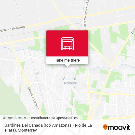 Jardines Del Canadá (Río Amazonas - Río de La Plata) map
