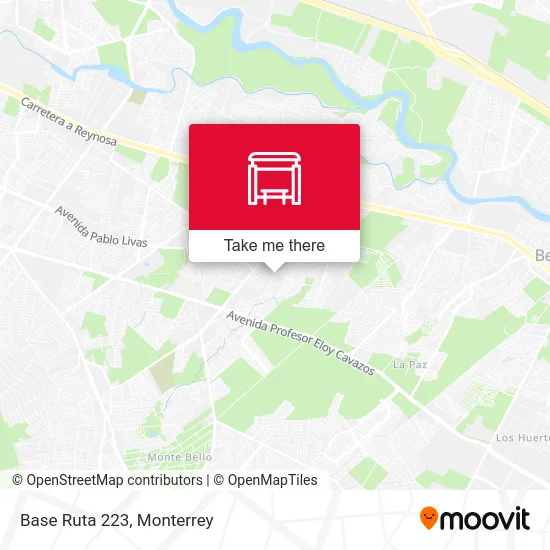 Base Ruta 223 map