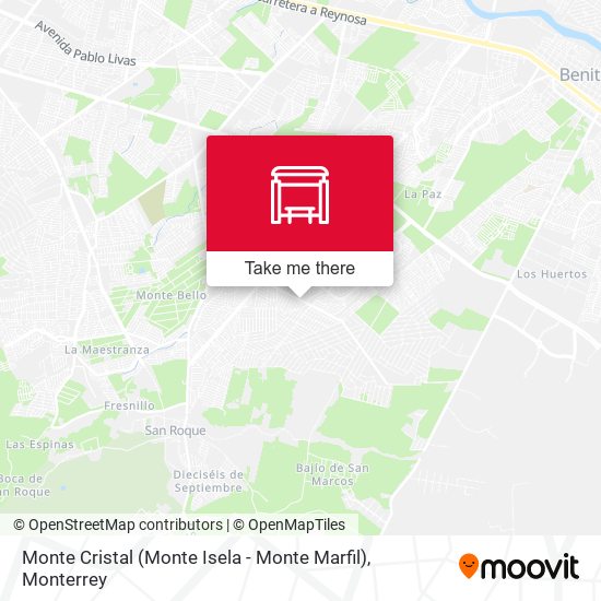 Mapa de Monte Cristal (Monte Isela - Monte Marfil)