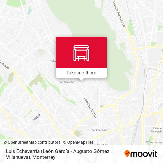 Luis Echeverría (León García - Augusto Gómez Villanueva) map