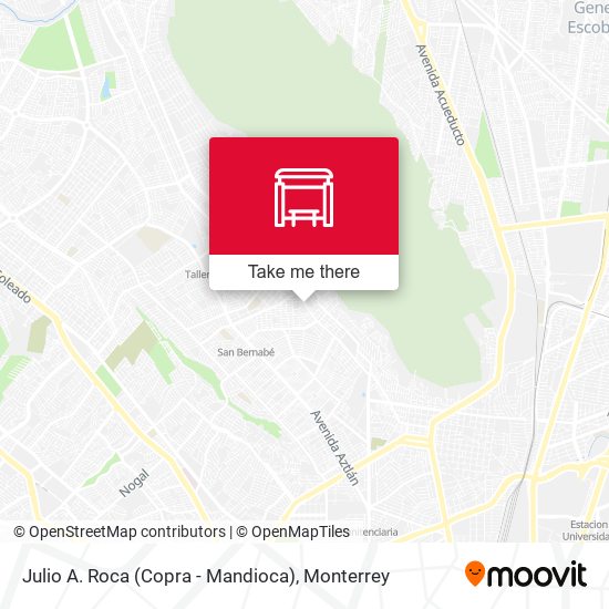 Mapa de Julio A. Roca (Copra - Mandioca)