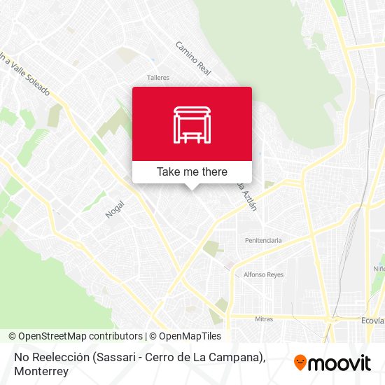 No Reelección (Sassari - Cerro de La Campana) map
