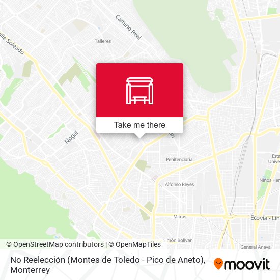 No Reelección (Montes de Toledo - Pico de Aneto) map