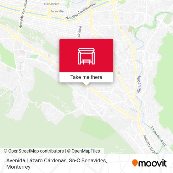 Avenida Lázaro Cárdenas, Sn-C Benavides map