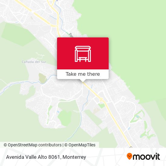 Avenida Valle Alto 8061 map